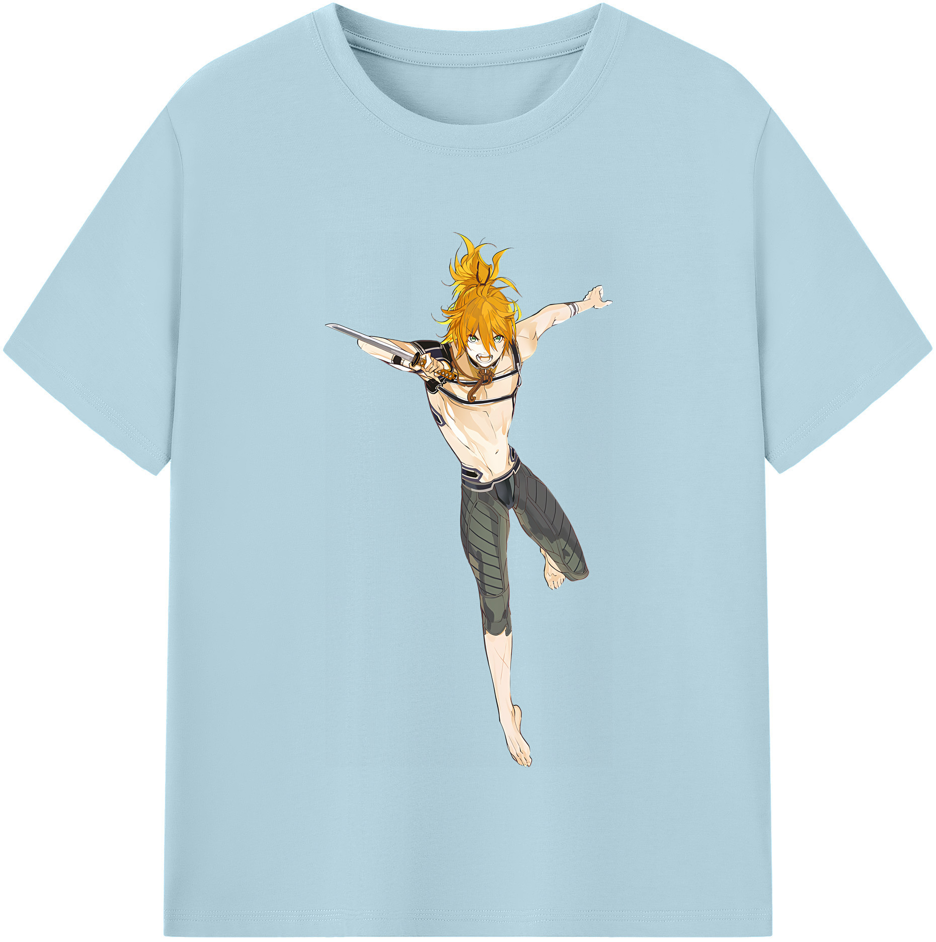 （画像用） 刀剣乱舞 Touken Ranbu 綿100％半袖Tシャツ（フロントプリント）